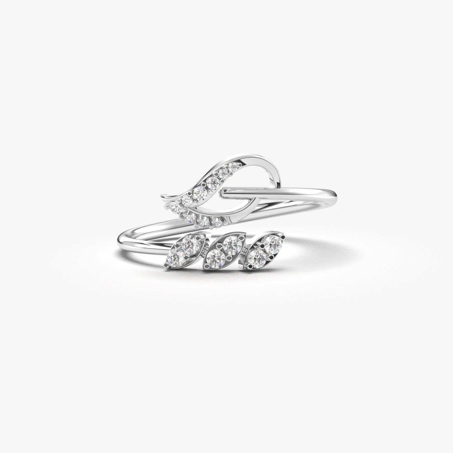 10K Gold Leaf Ivy Ring - LR124