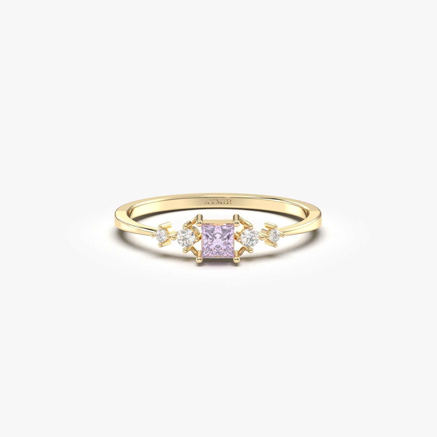 14K Gold Princess Lavender Ring - 2S122LAV