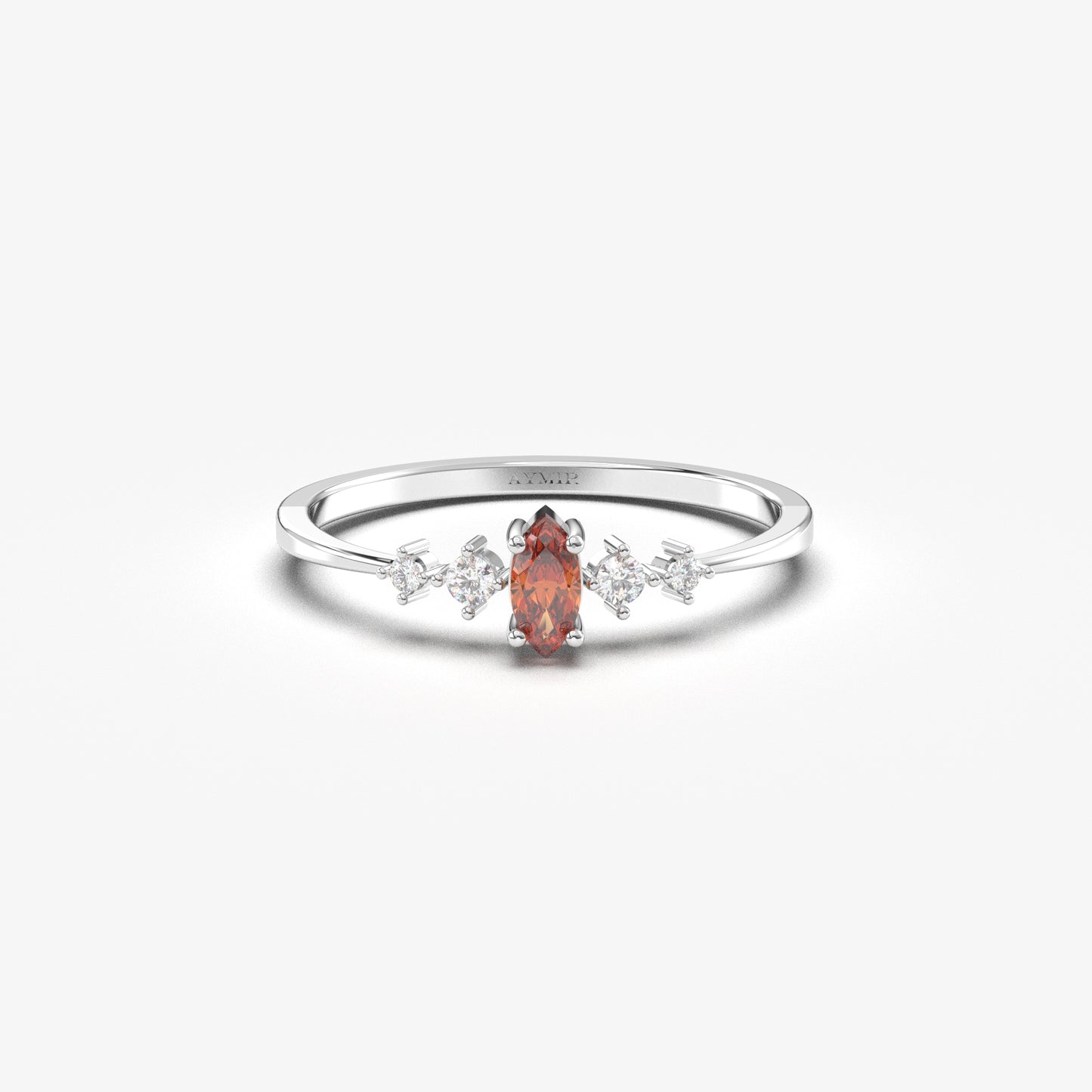 14K Gold Garnet Ring - 2S124GAR