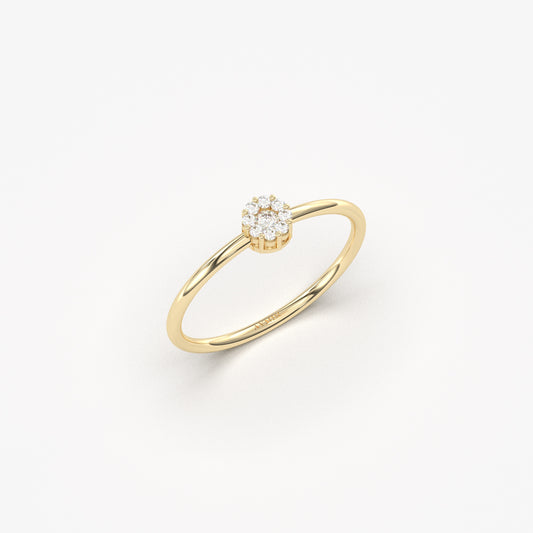 14K Gold Coronet Ring - 2S136