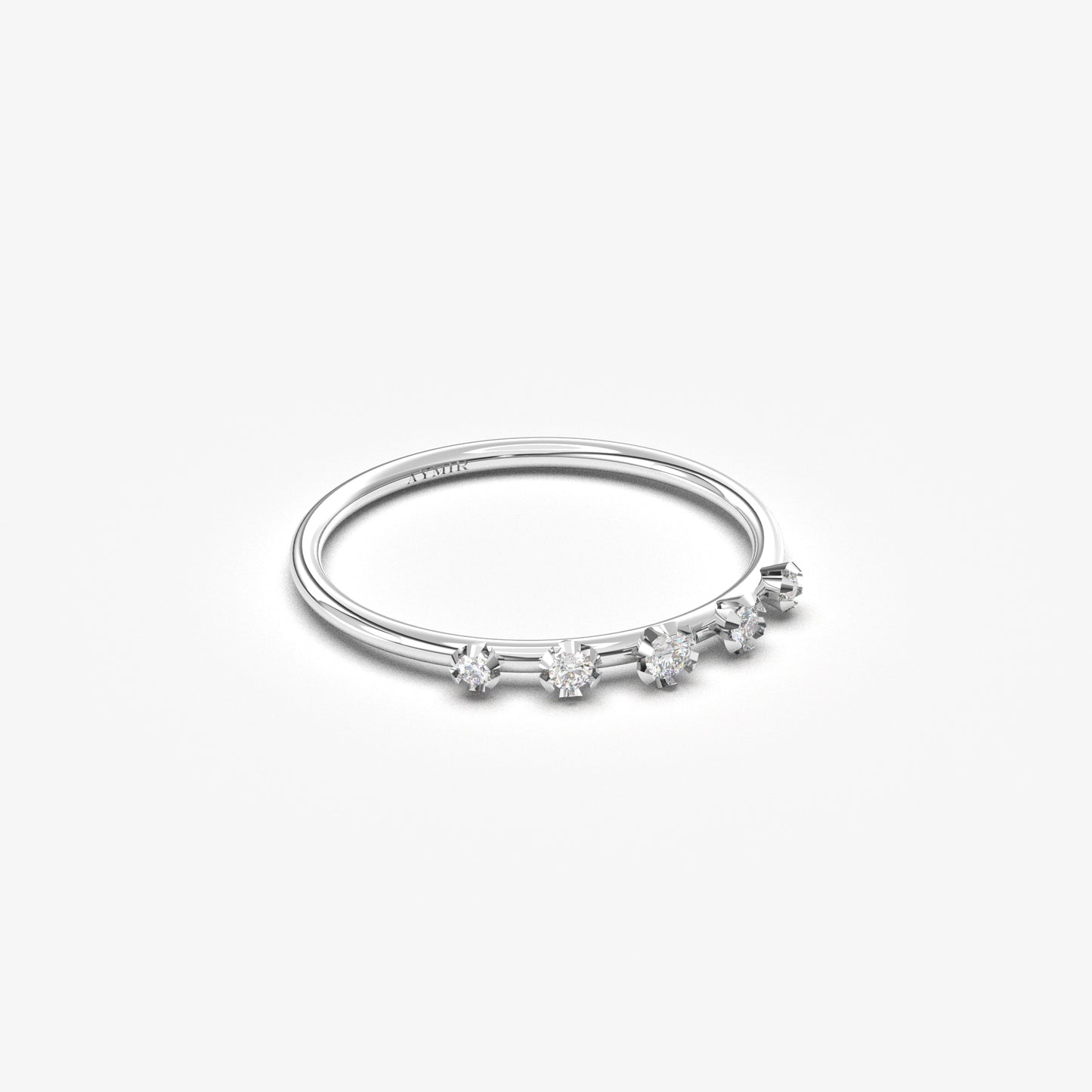 10K Gold Stacking Ring - 2S22DIA
