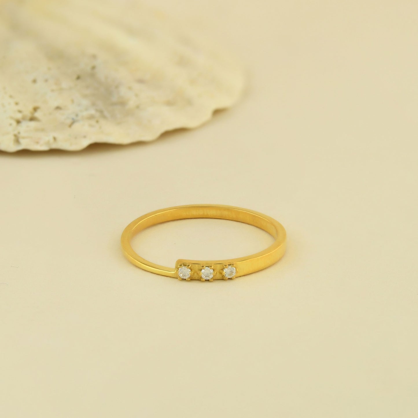 10K Gold Stack Ring - 2S205DIA