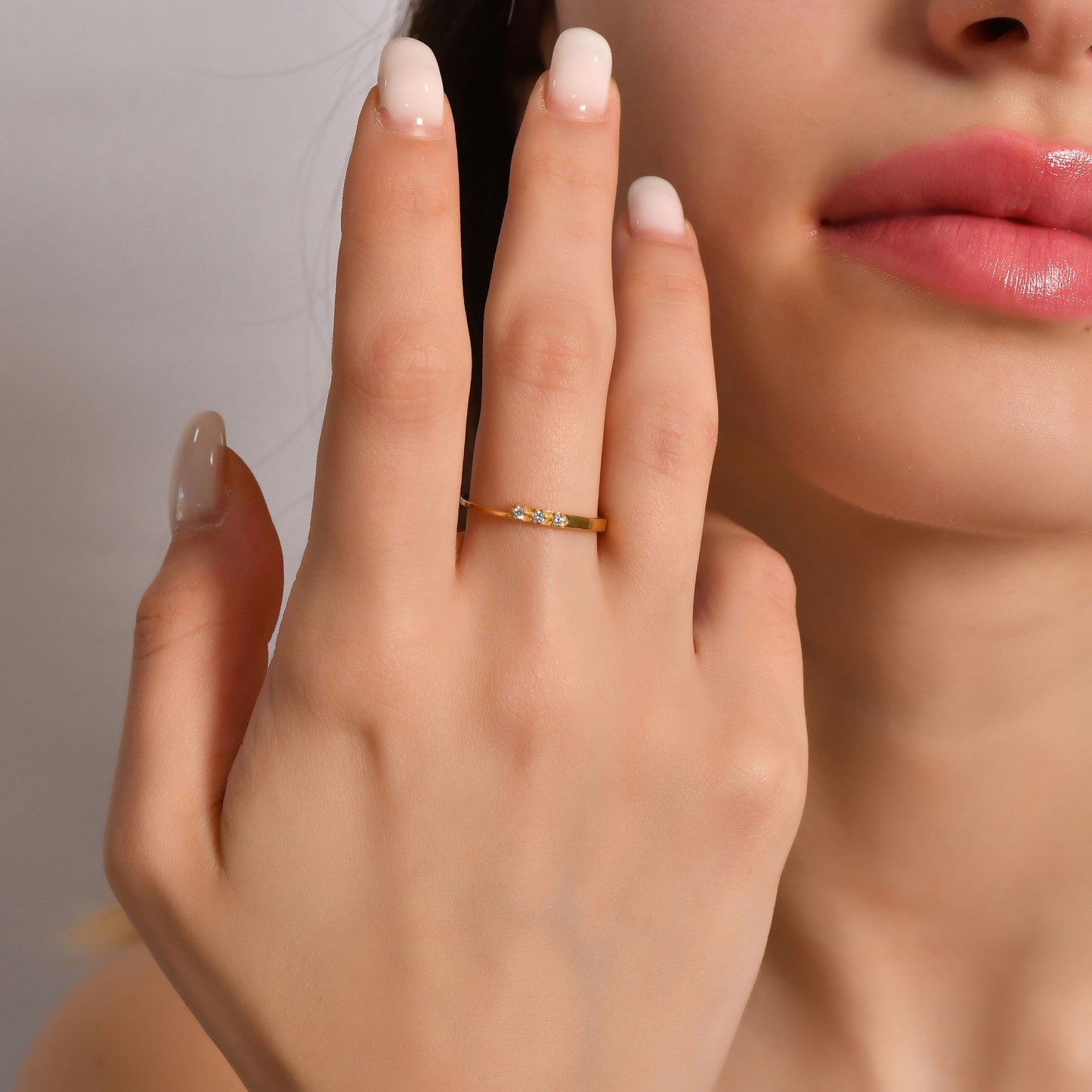 10K Gold Stack Ring - 2S205DIA