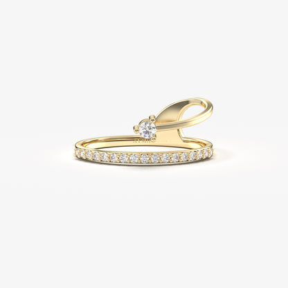 10K Gold Unique Ring - LR127