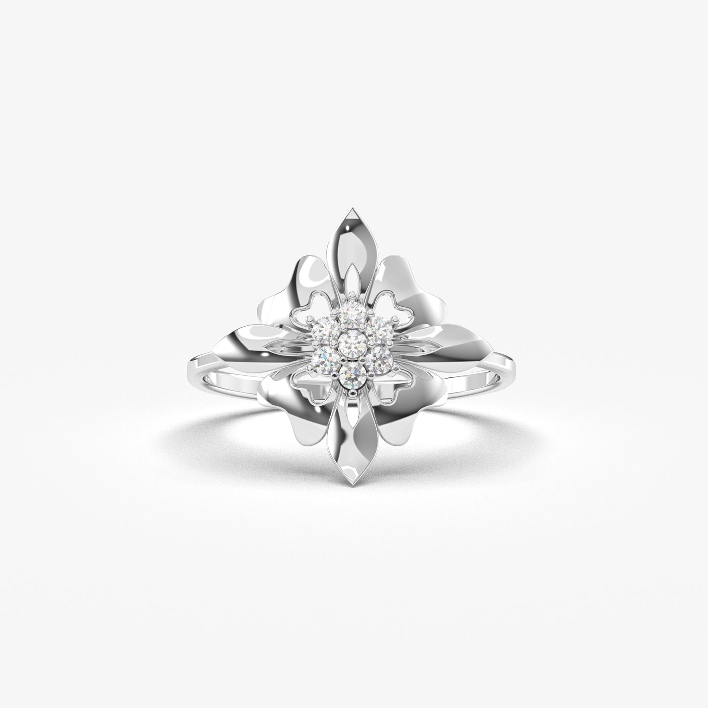 18K Gold Art Deco Ring - LR67