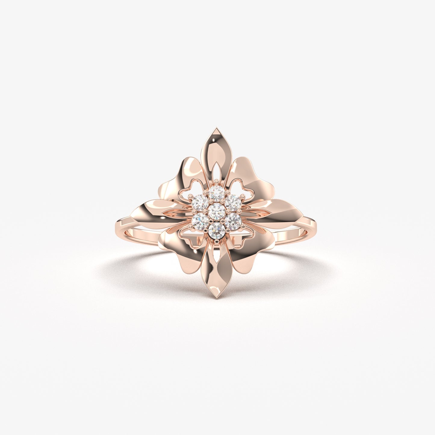 18K Gold Art Deco Ring - LR67