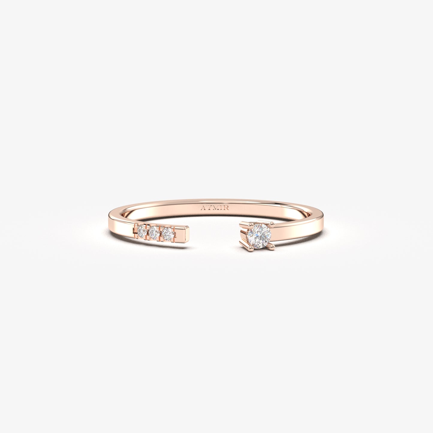 18K Gold Open Cuff Ring - 2S102