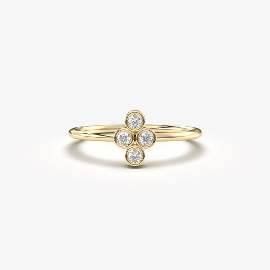 18K Gold Delicate Ring - 2S107