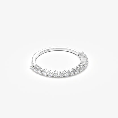 14K Gold Minimalist Wedding Ring - 2S10