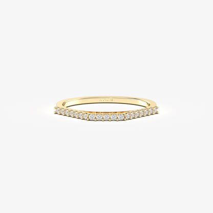 18K Gold Stacking Diamond Ring - 2S116