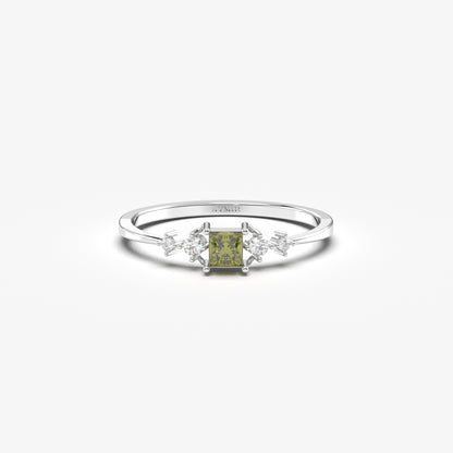 10K Gold Peridot and Diamond Ring - 2S122PER