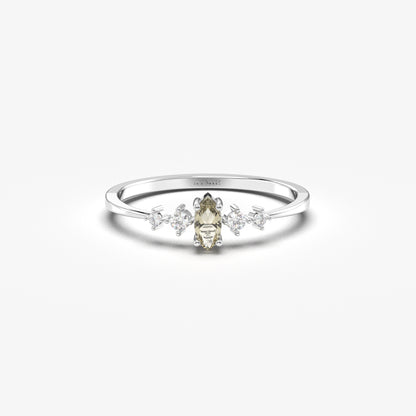 18K Gold Zultanite and Diamond Ring - 2S124ZUL