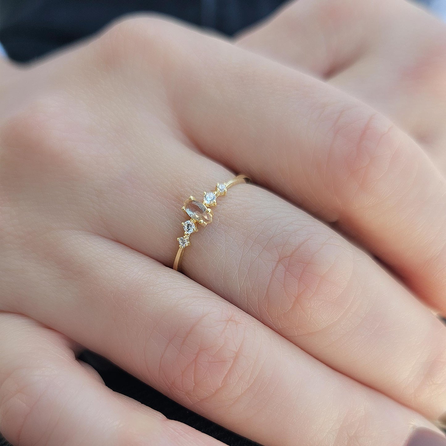 18K Gold Zultanite and Diamond Ring - 2S124ZUL
