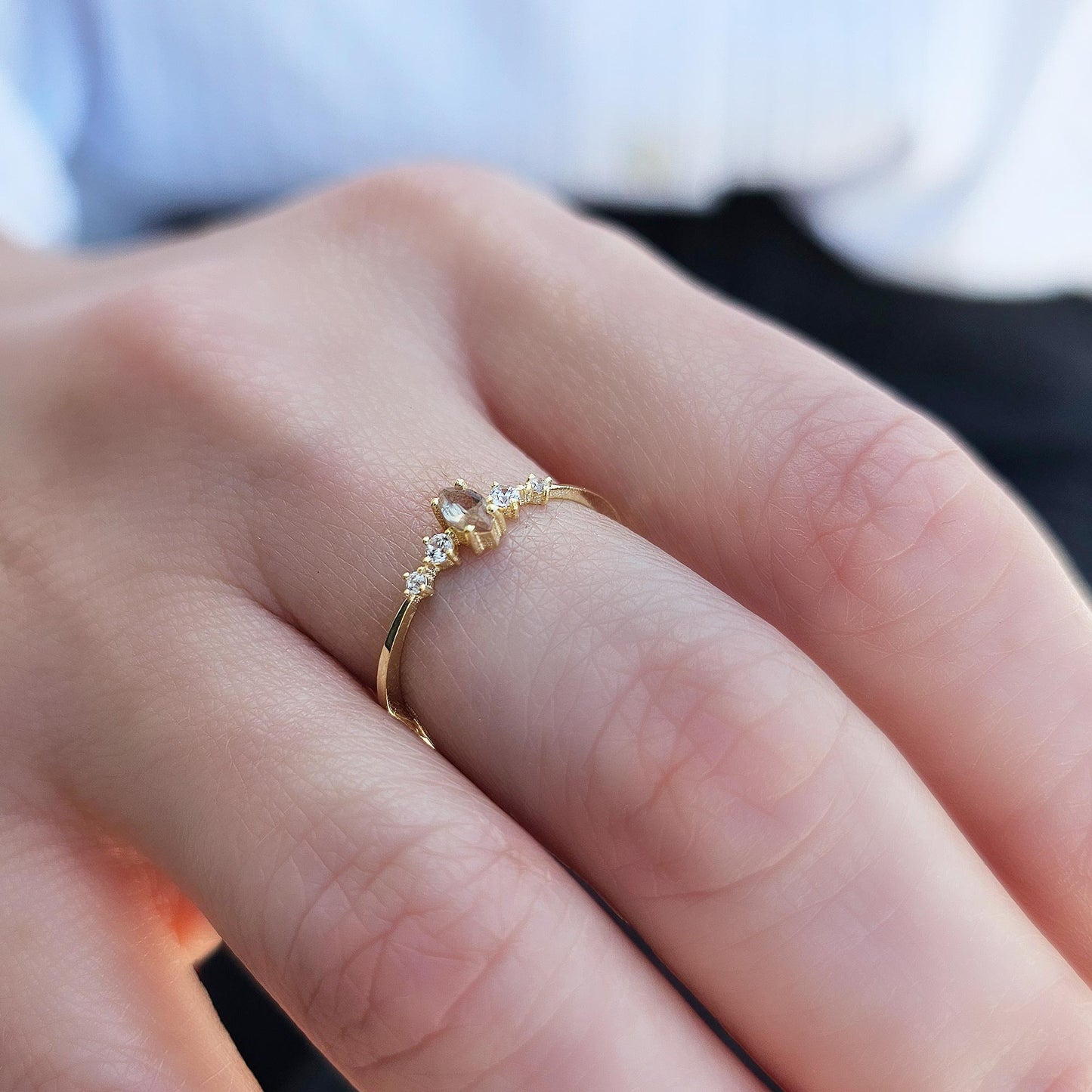 18K Gold Zultanite and Diamond Ring - 2S124ZUL