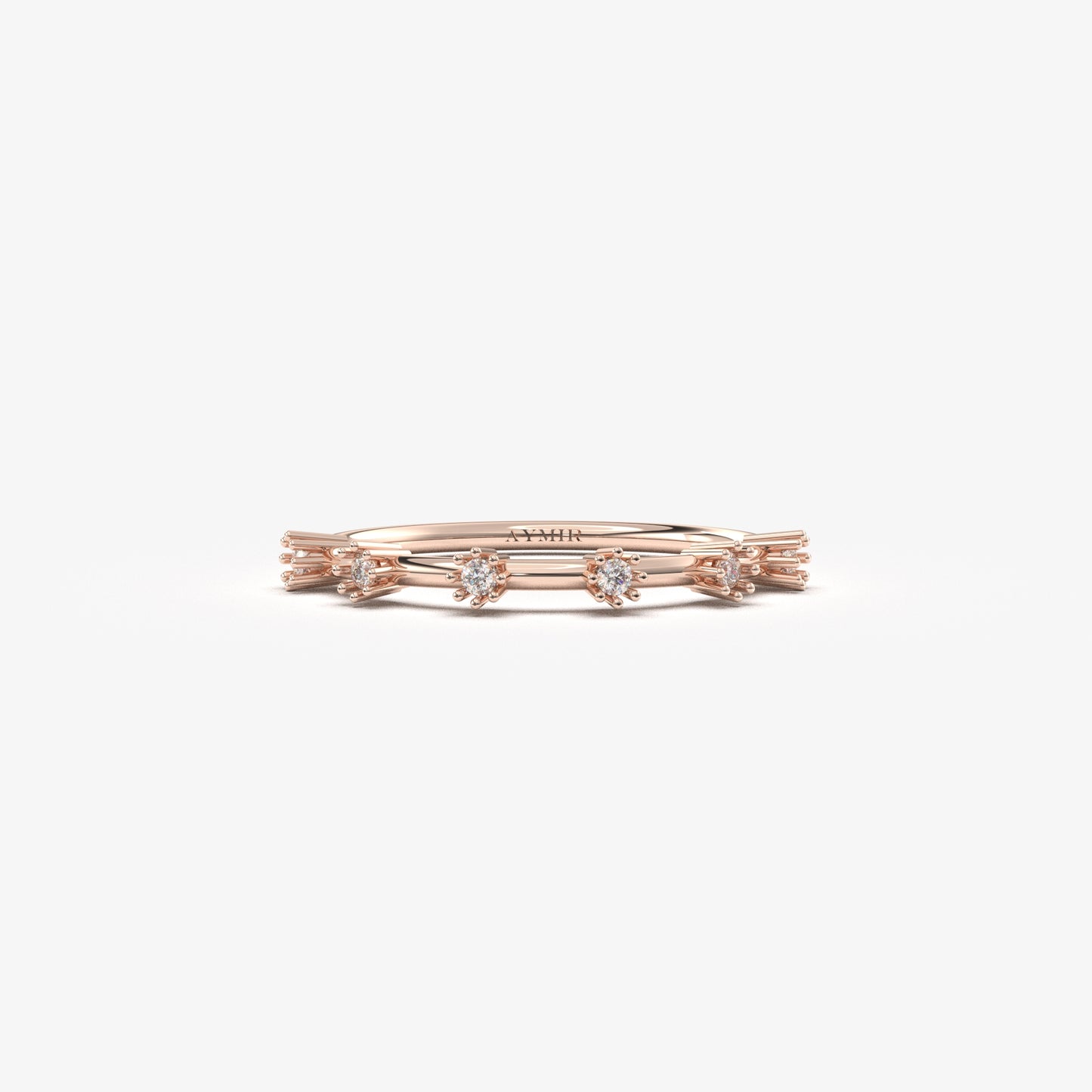 14K Gold 6 Stone Diamond Ring - 2S14