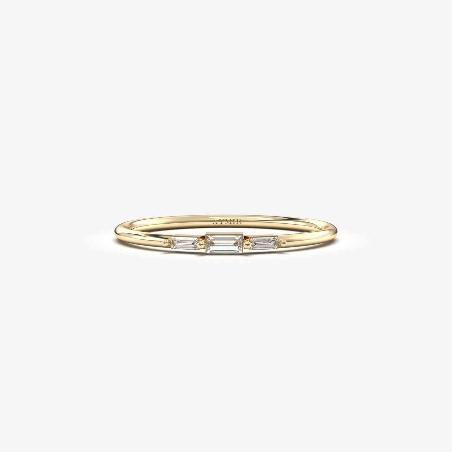 10K Gold Mini Baguette Ring - 2S159