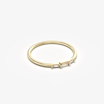 10K Gold Mini Baguette Ring - 2S159