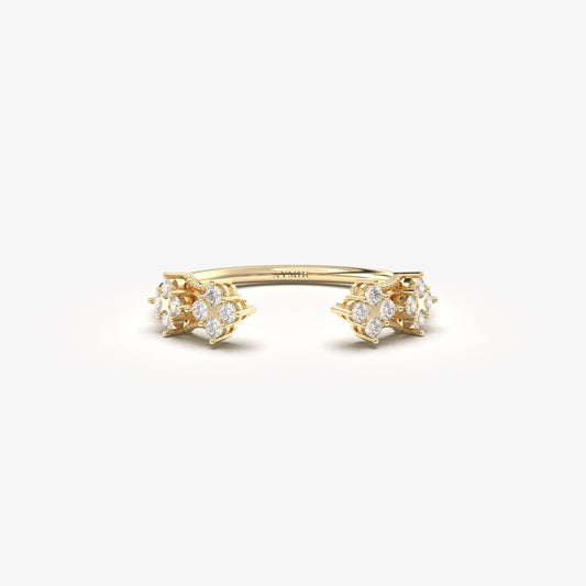 14K Open Vintage Gold Ring - 2S177