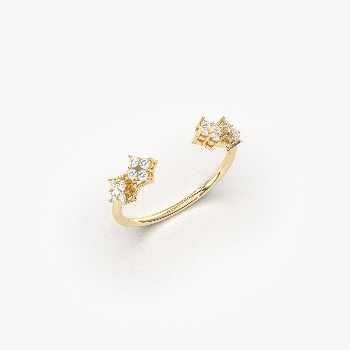 14K Open Vintage Gold Ring - 2S177