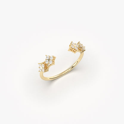 14K Open Vintage Gold Ring - 2S177