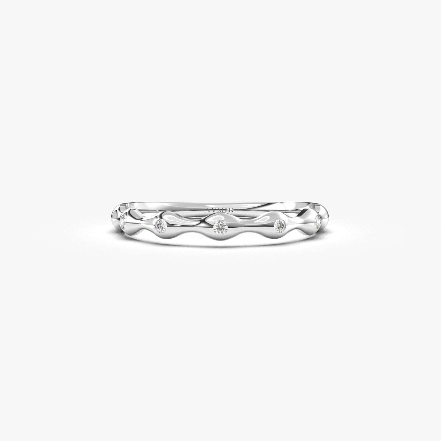 18K Gold Unique Wedding Diamond Ring - 2S203DIA