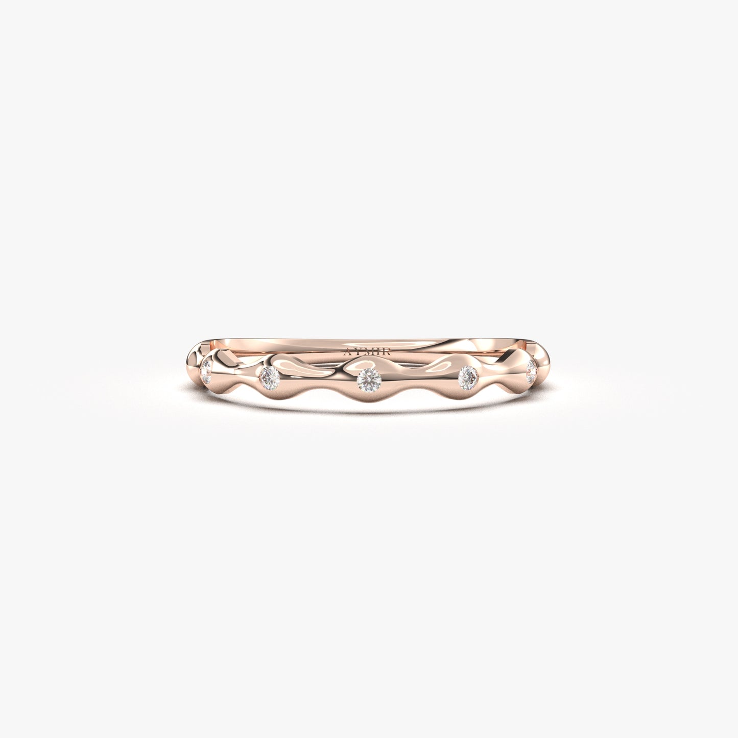 18K Gold Unique Wedding Diamond Ring - 2S203DIA