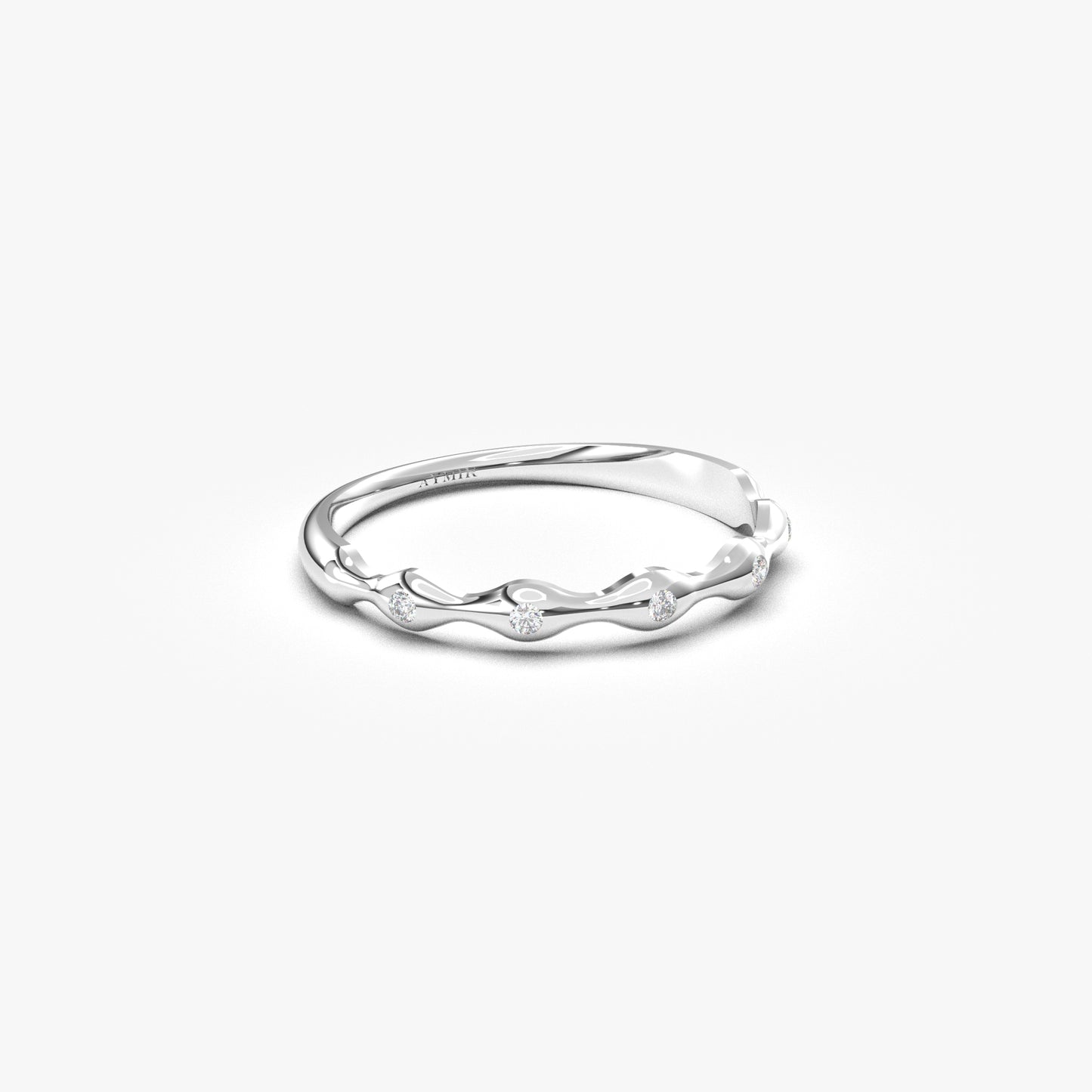 18K Gold Unique Wedding Diamond Ring - 2S203DIA