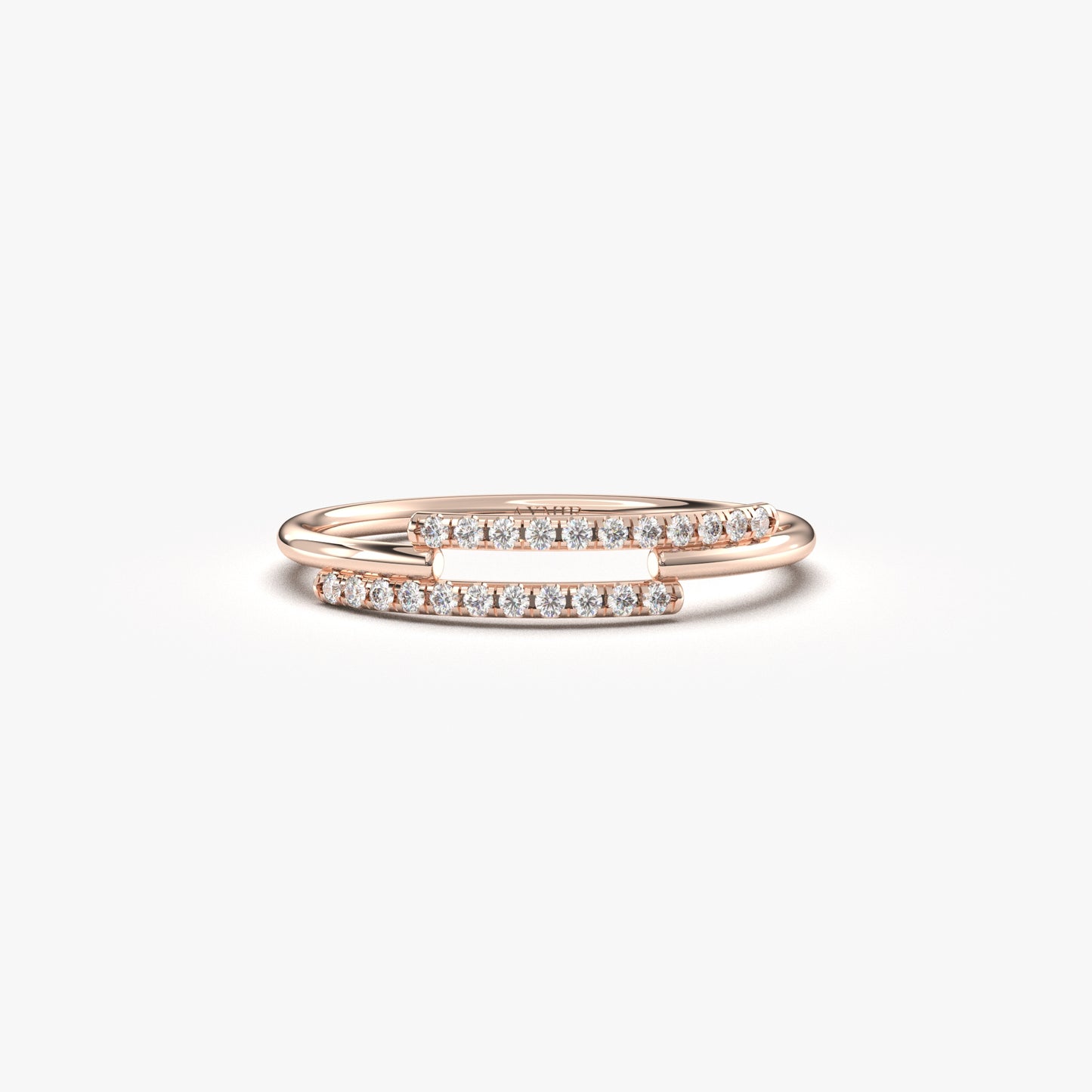 14K Gold Dainty Ring - 2S226DIA