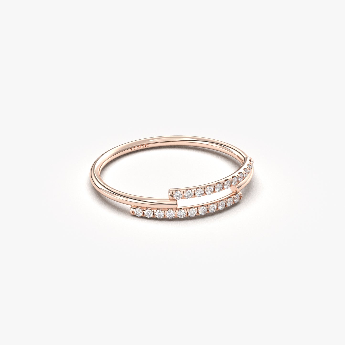 14K Gold Dainty Ring - 2S226DIA