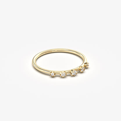 14K Gold Stacking Diamond Ring - 2S22DIA