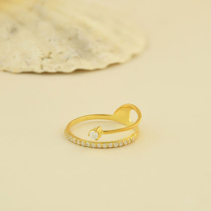 10K Gold Unique Ring - LR127