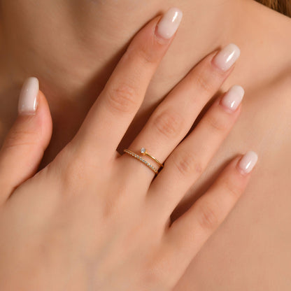 10K Gold Unique Ring - LR127
